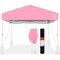 Best Choice Products 8x8ft Easy Setup Pop Up Canopy w/ 1-Button Setup, Wheeled Case, 4 Weight Bags